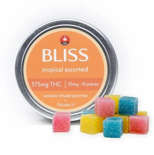 Buy BLISS Cannabis Infused Gummies 250mg 375mg THC