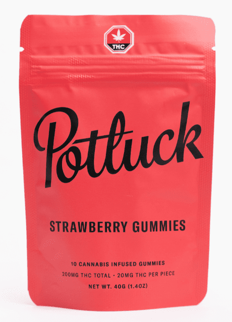 POTLUCK THC Gummies Strawberry