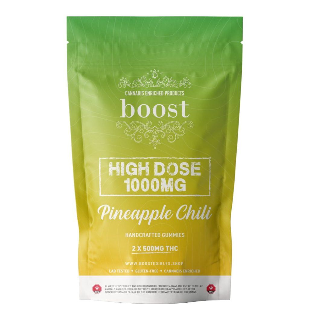 Boost High Dose Pineapple Chili THC Gummies