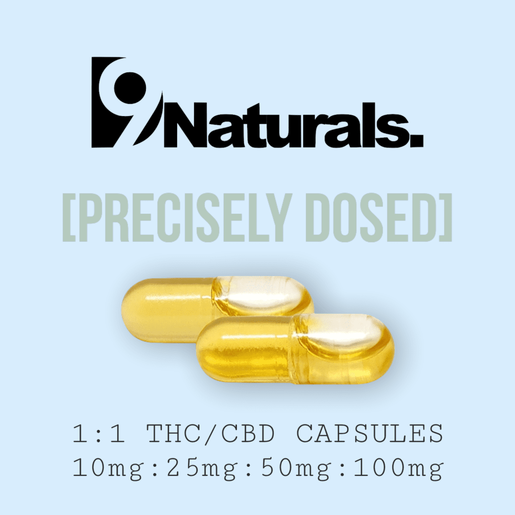 D9Naturals THC/CBD Blend Capsule