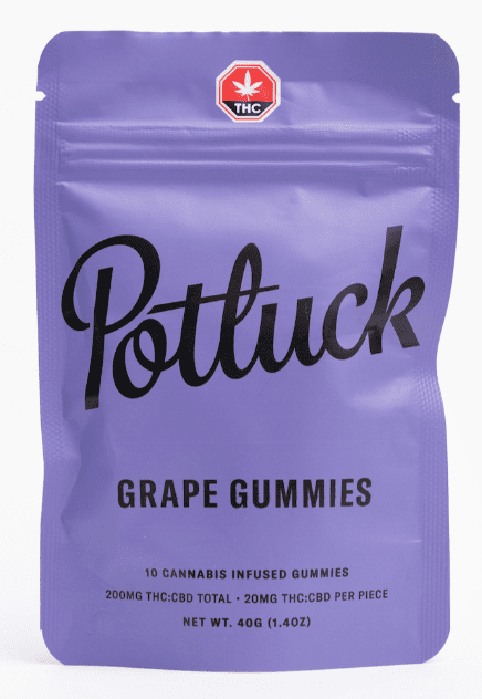 POTLUCK – 1 1 Gummies Grape Gummies