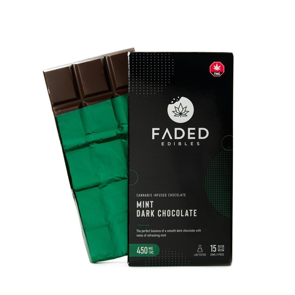 Faded Cannabis Co THC Chocolate Bars