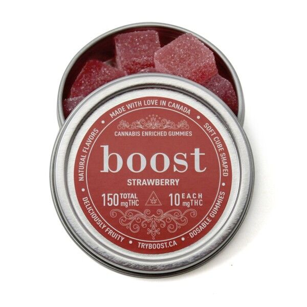 Boost Edible Strawberry Flavor 150 Mg THC