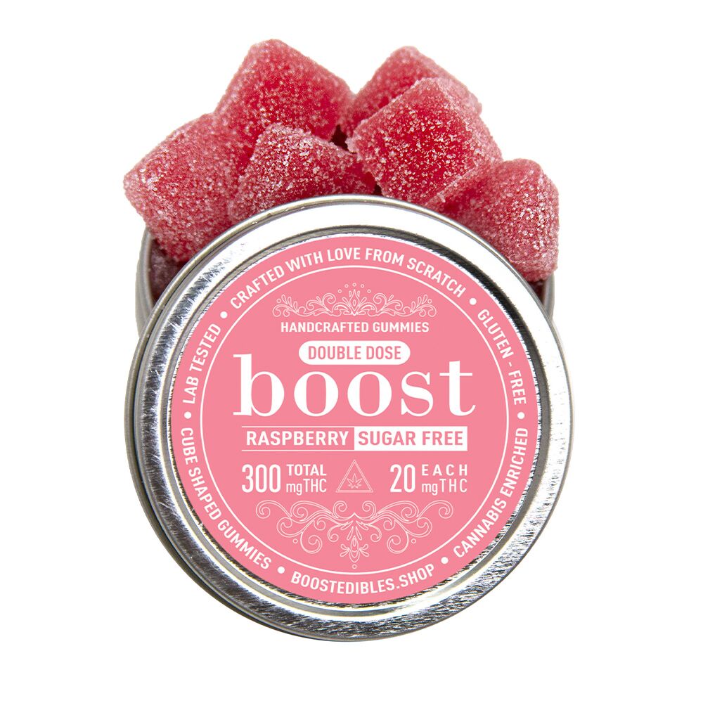 Buy Boos Edibles Raspberry Sugar Free in Canada
