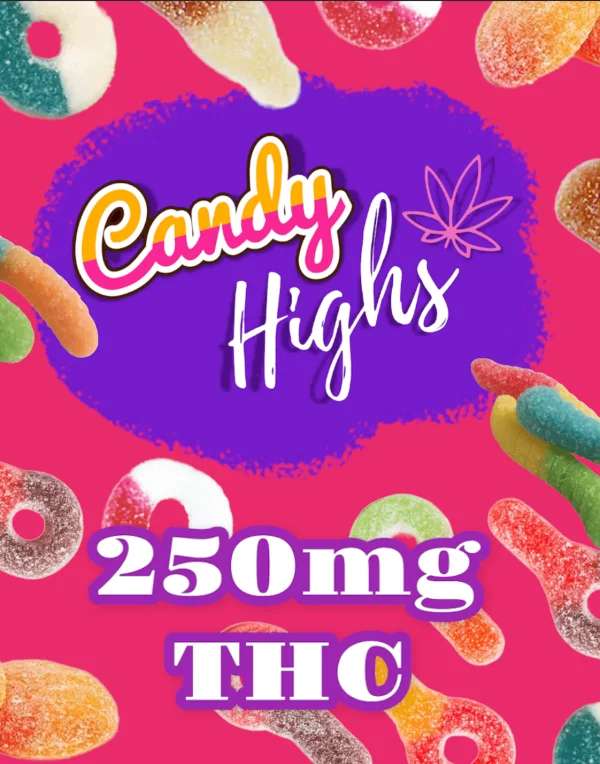 CANDY HIGHS Various THC Candy (250mg THC)