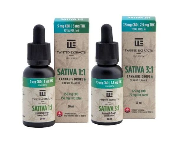 Twisted Extracts Sativa Oil Drops