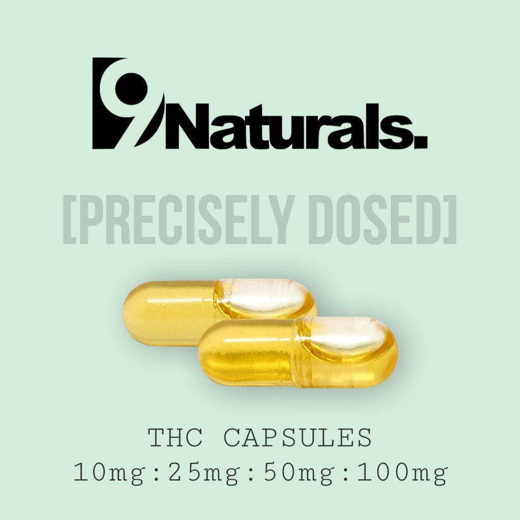 Buy D9 Naturals THC Distillate Capsules