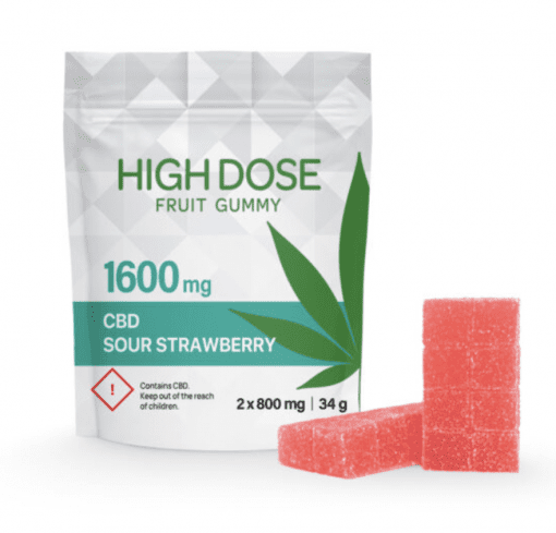 HIGH DOSE – Extreme Strength Strawberry Gummy