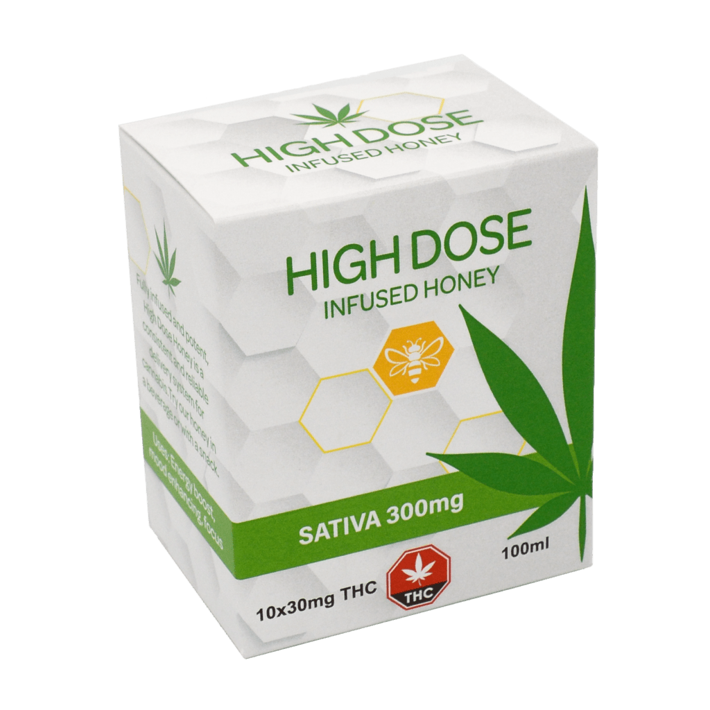 HIGH DOSE Infused Honey Sativa