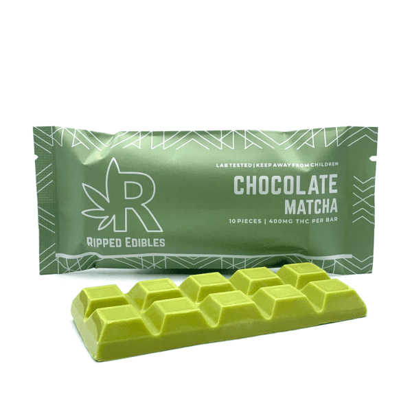 Ripped Edibles Matcha Chocolate Bar